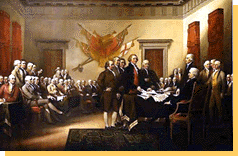 Signing the Declaration of Independence