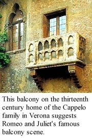 Home of Cappelo family, model for Capulets